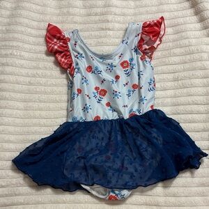 Cheeky plum dance leotard